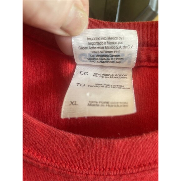 Bo Big Red Nebraska Huskers Red T Shirt Size XL Coach Bo Pelini - Picture 8 of 9